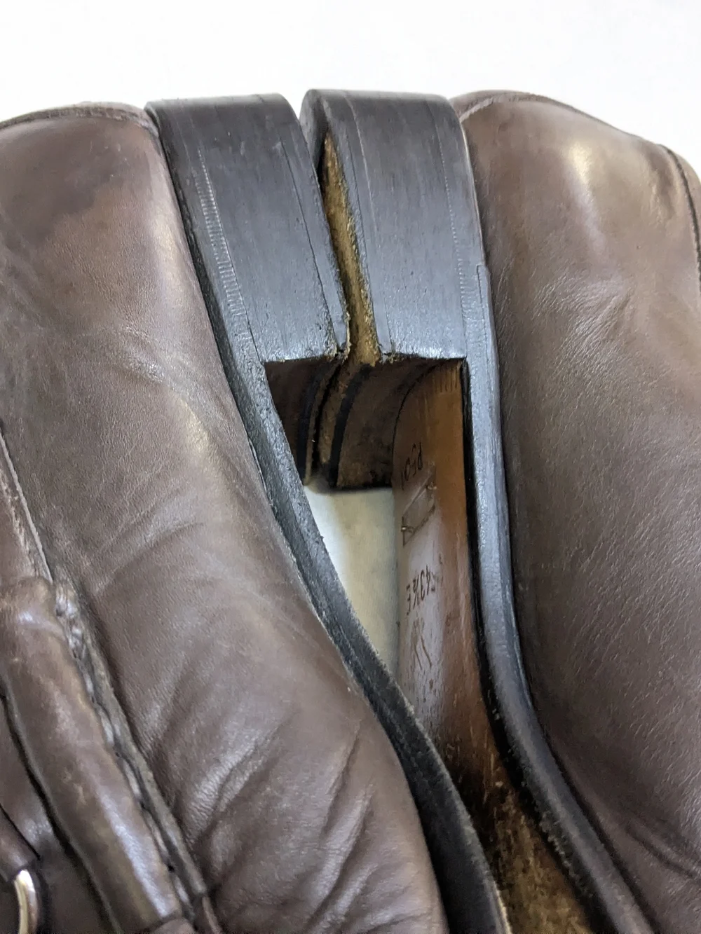 Gucci Horsebit Loafers Brown Leather Men 10.5 43.5